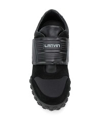 Chaussures de sport noires Lanvin