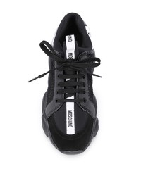 Chaussures de sport noires Moschino