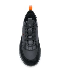 Chaussures de sport noires Santoni