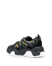 Chaussures de sport noires VERSACE JEANS COUTURE