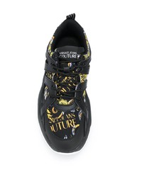 Chaussures de sport noires VERSACE JEANS COUTURE