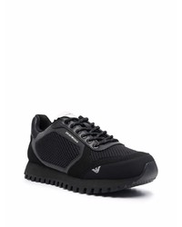 Chaussures de sport noires Emporio Armani