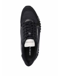 Chaussures de sport noires Emporio Armani