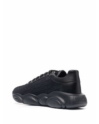 Chaussures de sport noires Moschino