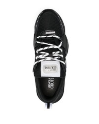 Chaussures de sport noires VERSACE JEANS COUTURE