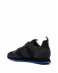 Chaussures de sport noires Ea7 Emporio Armani