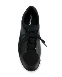 Chaussures de sport noires Emporio Armani