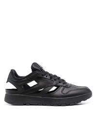 Chaussures de sport noires Maison Margiela x Reebok