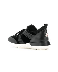 Chaussures de sport noires Moncler