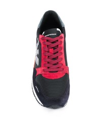 Chaussures de sport noires Emporio Armani