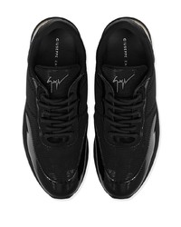 Chaussures de sport noires Giuseppe Zanotti