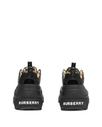 Chaussures de sport noires Burberry