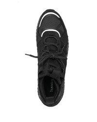 Chaussures de sport noires Lacoste