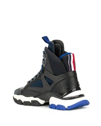 Chaussures de sport noires Moncler