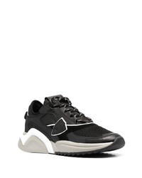 Chaussures de sport noires Philippe Model Paris