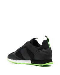 Chaussures de sport noires Ea7 Emporio Armani