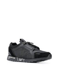 Chaussures de sport noires Emporio Armani