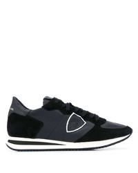 Chaussures de sport noires Philippe Model Paris