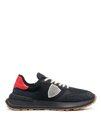 Chaussures de sport noires Philippe Model Paris