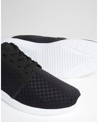 Chaussures de sport noires Pull&Bear