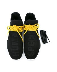 Chaussures de sport noires Adidas By Pharrell Williams