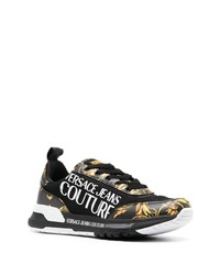 Chaussures de sport noires VERSACE JEANS COUTURE