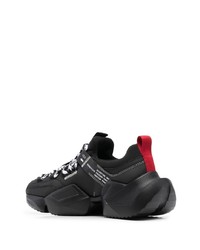 Chaussures de sport noires VERSACE JEANS COUTURE