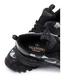 Chaussures de sport noires Valentino Garavani