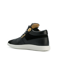 Chaussures de sport noires Giuseppe Zanotti Design