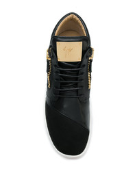 Chaussures de sport noires Giuseppe Zanotti Design