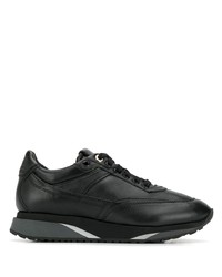 Chaussures de sport noires Santoni