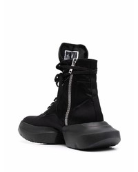 Chaussures de sport noires Rick Owens DRKSHDW