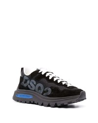 Chaussures de sport noires DSQUARED2