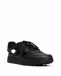 Chaussures de sport noires Maison Margiela x Reebok