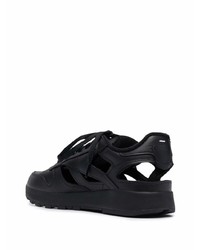 Chaussures de sport noires Maison Margiela x Reebok