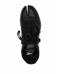 Chaussures de sport noires Maison Margiela x Reebok