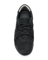 Chaussures de sport noires Clergerie