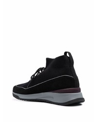 Chaussures de sport noires Corneliani