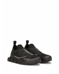 Chaussures de sport noires Dolce & Gabbana