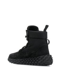 Chaussures de sport noires Giuseppe Zanotti