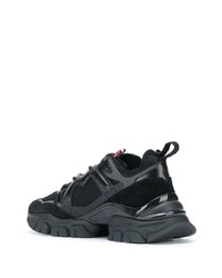 Chaussures de sport noires Moncler