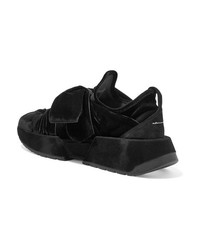 Chaussures de sport noires MM6 MAISON MARGIELA