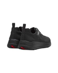 Chaussures de sport noires Prada