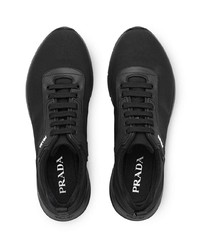 Chaussures de sport noires Prada