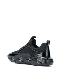 Chaussures de sport noires Moschino