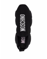 Chaussures de sport noires Moschino