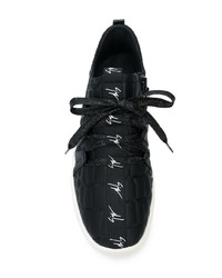Chaussures de sport noires Giuseppe Zanotti Design