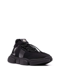 Chaussures de sport noires Moncler