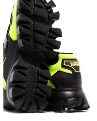 Chaussures de sport noires Prada