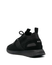 Chaussures de sport noires BOSS